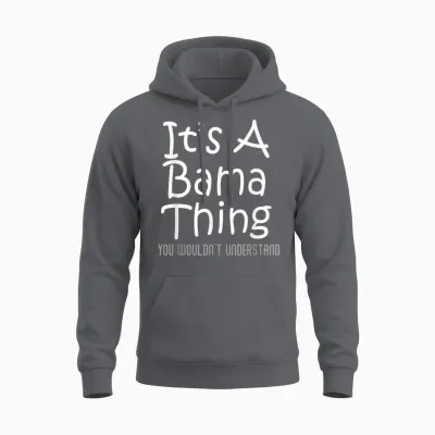 It's a Bama Thing You Wouldn't Understand Alabama T-Shirt Small Unisex Hoodie - Charcoal