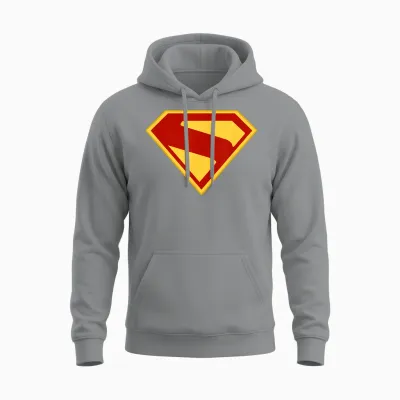 Superman (2025 Movie) S-Shield Unisex Hoodie - Sport Grey