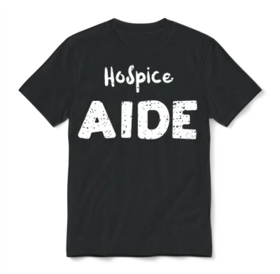 Hospice Aide - Nurse Unisex T-Shirt - Black