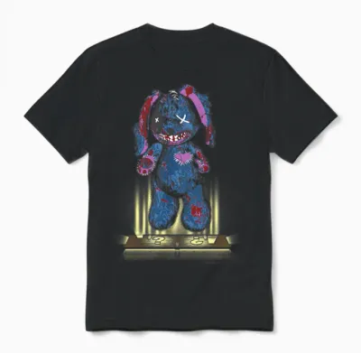 Call of Duty Mister Peeks Mystery Box Bunny Video Game Manche Longue Unisex T-Shirt - Black