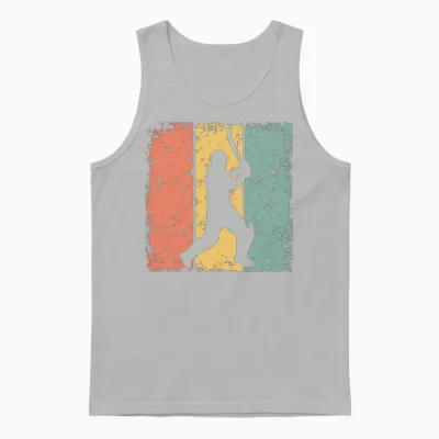 Cricket Retro Unisex Tank Top - Ash