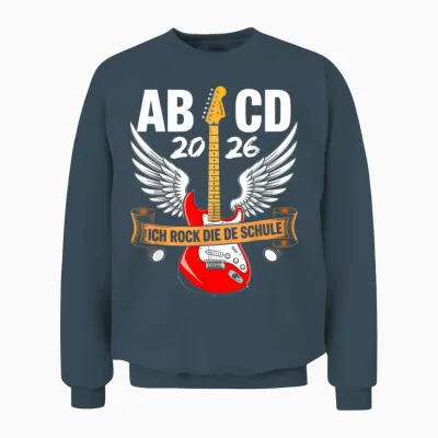 Schule Einschulung Schulkind 2026 Jungen Schultüte Junge Unisex Sweatshirt - Dark Heather
