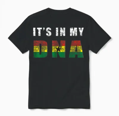 Flag of Ghana, Flag of Ghana. T-Shirt, Black, S Unisex T-Shirt - Black
