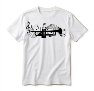 Trumpet Unisex T-Shirt - White
