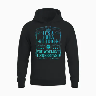 It's a Abba Thing You Wouldn't Understand Funny Abba Name Unisex Hoodie - Black