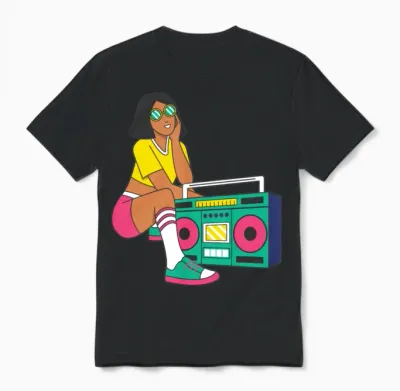 Funny Unisex T-Shirt - Black
