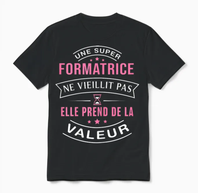 A Super Trainer Does Not Age Gift Trainer T-Shirt, Black, Female X-Small Unisex T-Shirt in Black