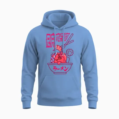 Ramen Unisex Hoodie - Carolina Blue
