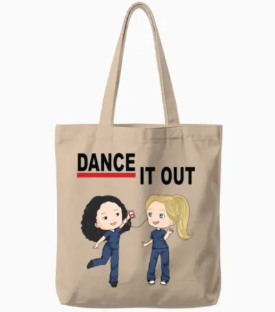 Greys Anatomy Merch Tote Bags - Natural