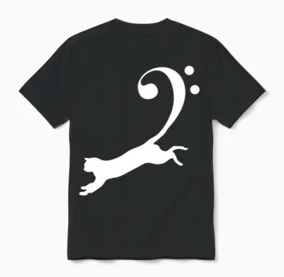 Musical Cat Music Teacher Musician Gifts Unisex T-Shirt - Black
