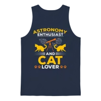 Solar System Astronomy I Astronomy Enthusiast And Unisex Tank Top - Navy – 1