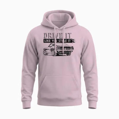 Drive It - Fastback Unisex Hoodie - Light Pink