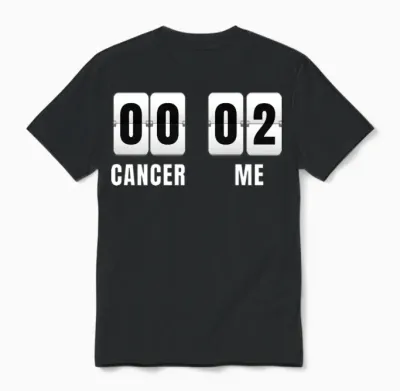 Two Time Cancer Survivor Unisex T-Shirt - Black