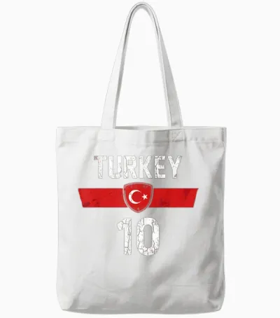 Cadeau Türkiye Pour La Turquie Football Football Europe Turk Tote Bags - White