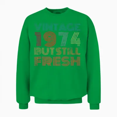 1974 Birthday Unisex Sweatshirt - Irish Green