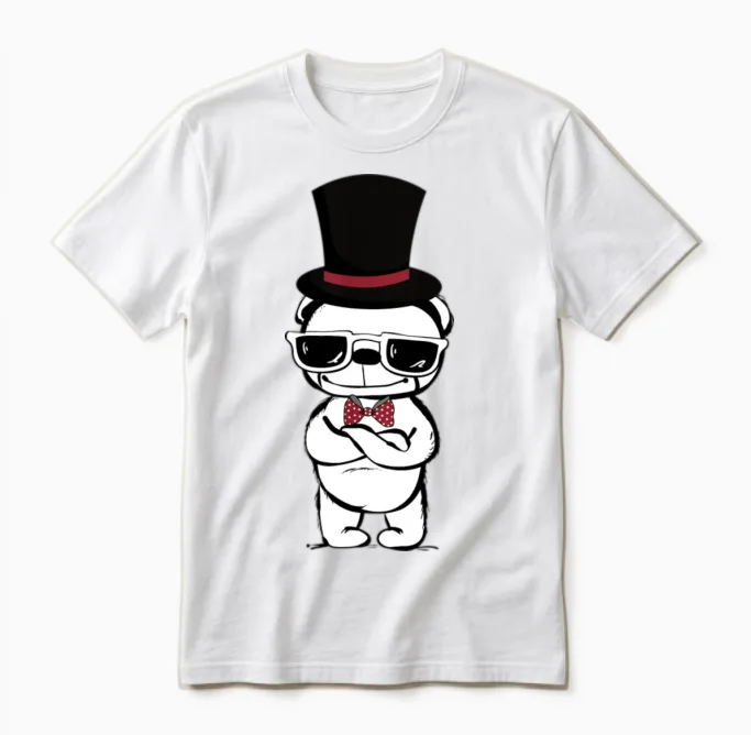 Handsome Dog Funny Dog Lovers Unisex T-Shirt in White