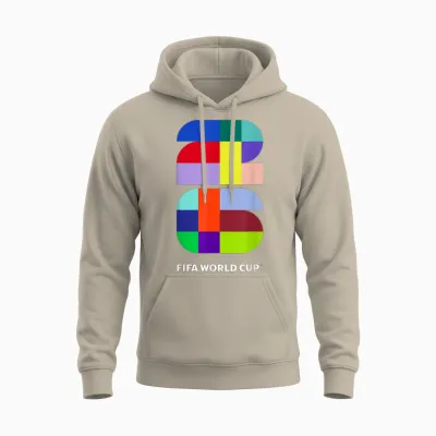 Fifa World Cup26 Event Colors Unisex Hoodie - Sand