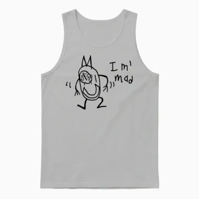 I'm Mad Unisex Tank Top - Ash
