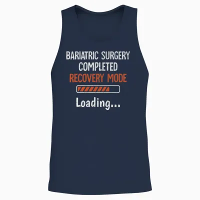 Funny Gastric Unisex Tank Top - Navy