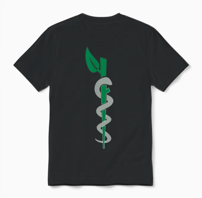 Alternative Practitioner Natural Healing Unisex T-Shirt in Black