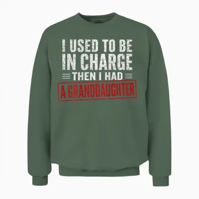 (on Back) Unisex Sweatshirt - Military Green
