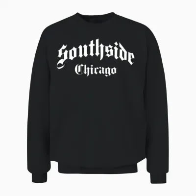 Southside Chicago Throwback Unisex Sweatshirt - Black