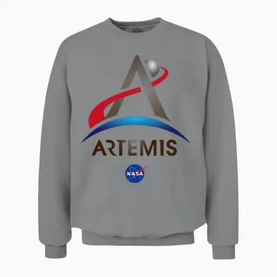 Nasa Artemis Mission Logo Unisex Sweatshirt - Sport Grey