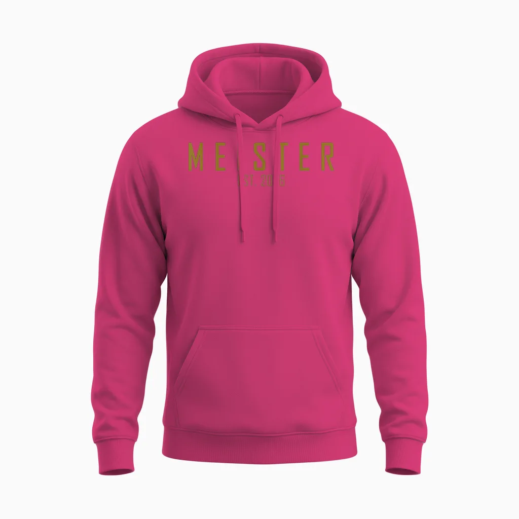 Abschluss Meister Est. 2026 Abgänger Outfit Meisterprüfung Unisex Hoodie in Heliconia