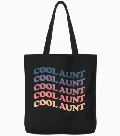 A Retro Rainbow for as and Aie Tote Bags - Black