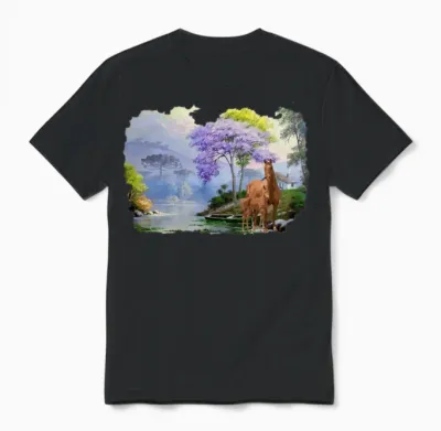 Free Horses Unisex T-Shirt - Black