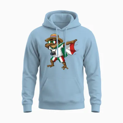 Drapeau Italien Racines Italiennes Unisex Hoodie - Light Blue