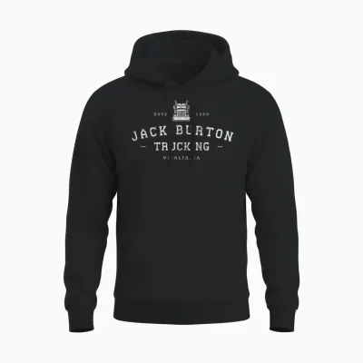 Jack Burton Trucking - Visalia, Ca - Est. 1986 Unisex Hoodie - Black