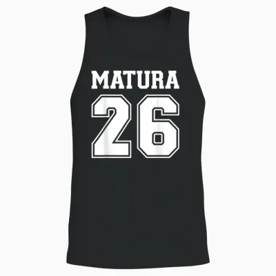 Matura 2026 Unisex Tank Top - Black