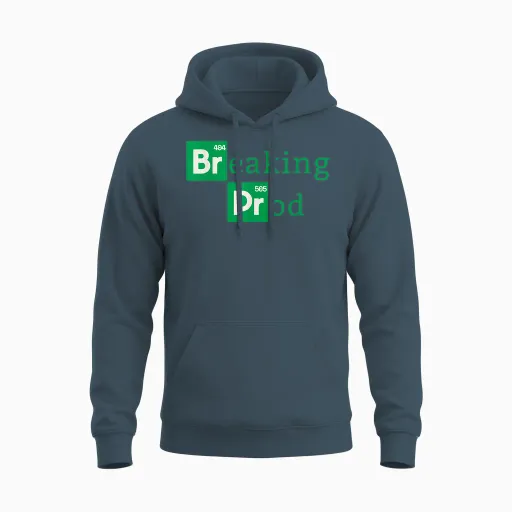 Breaking Prod a Devops Unisex Hoodie - Dark Heather
