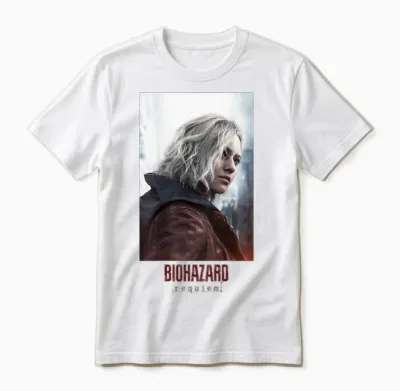 Resident Evil Requiem Grace Art Bp Unisex T-Shirt - White