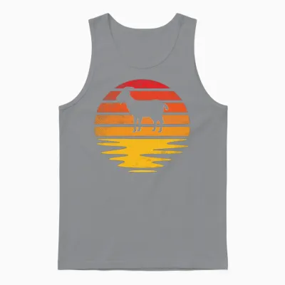 Goat Retro Unisex Tank Top - Sport Grey