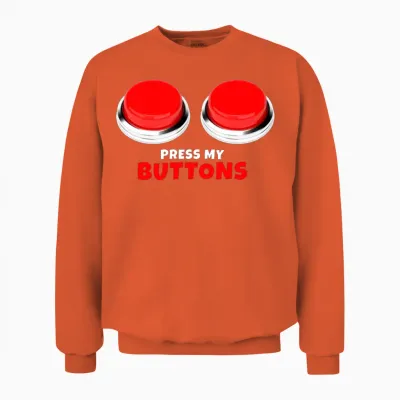 Press My Buttons Swingers Gifts | Pineapple Swingi Unisex Sweatshirt - Orange