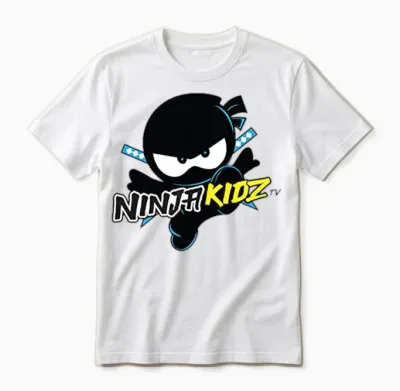 Ninja Kidz Unisex T-Shirt - White