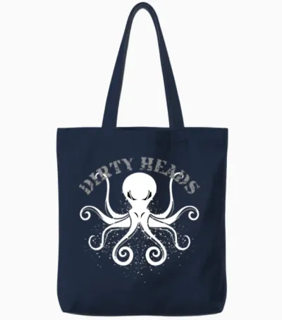 Dirty Heads Octopus Music Band Musician Fan Gift Tote Bags - Navy