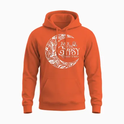 Back to the Gypsy That I Was Unisex Hoodie - Orange