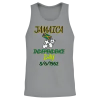 Jamaica Independence 1962 August 6 Dice Unisex Tank Top - Sport Grey – 2