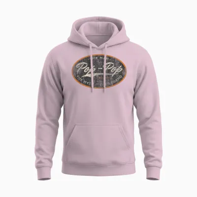 Vintage Pop Pop New Grandpa Est. 2019 the Man Myth Legend Unisex Hoodie - Light Pink