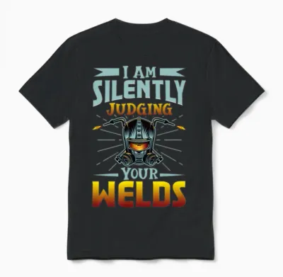 Welder Funny Funny Welding Gift Unisex T-Shirt - Black