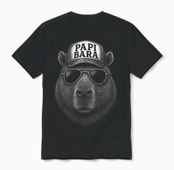 Papa Geschenk Papa Tshirt Vatertag Shirt Herren Lustig Papa Unisex T-Shirt in Black