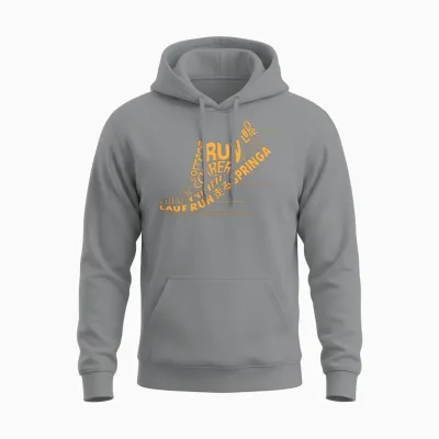 Funny Running Shirt Run Worldwide Cool Gift For Unisex Hoodie - Sport Grey