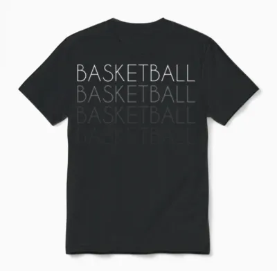 Basketball Retro Unisex T-Shirt - Black