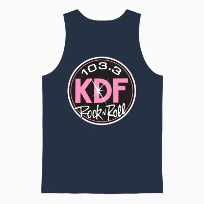 Design1033 Kdf Nashville in Pink Funny Unisex Tank Top - Navy