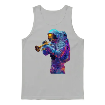 Trumpet Unisex Tank Top - Ash