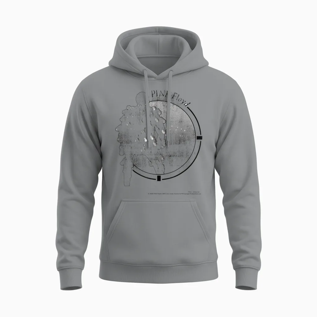 Pink Floyd Pink Floyd Silhouette De Tonnerre Délicate Unisex Hoodie in Sport Grey