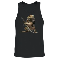 Bearded Dragon Unisex Tank Top - Black – 2